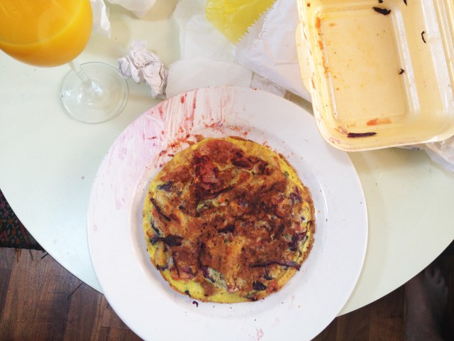 Serve with orange juice back where you started.